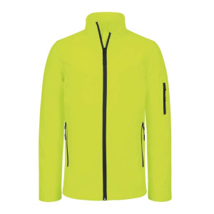 KARIBAN KA401 MEN'S SOFTSHELL KABÁT, Fluorescent