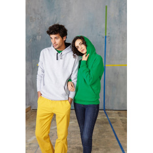 KARIBAN 446 CONTRAST HOODED SWEATSHIRT kapucnis pulóver 