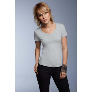 ANVIL 392 WOMEN’S FEATHERWEIGHT V-NECK TEE