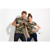 SOL'S CAMO WOMEN ROUND COLLAR T-SHIRT